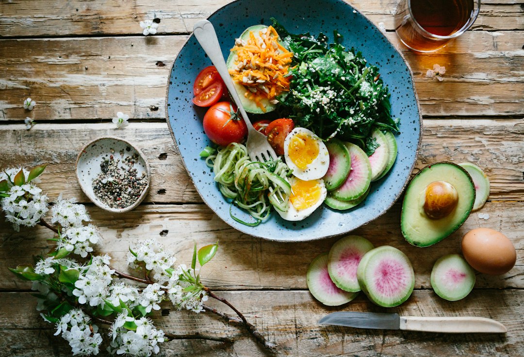 Plant-based meal with vegetables, a core part of the Blueprint protocol